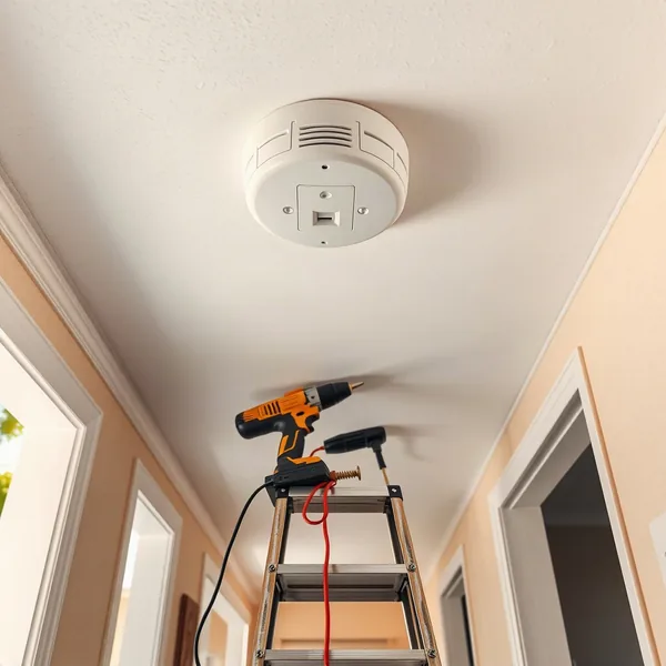Professional Smoke Detector Installation in Yakima carried out by a licensed technician